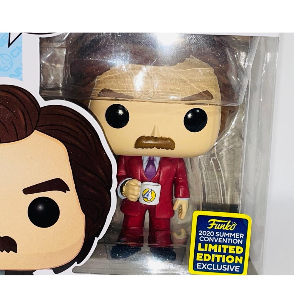 Funko Pop! Anchorman Set of‎ 3 - Ron Burgundy #947, Brian #949, Brick #950 - Picture 5 of 11